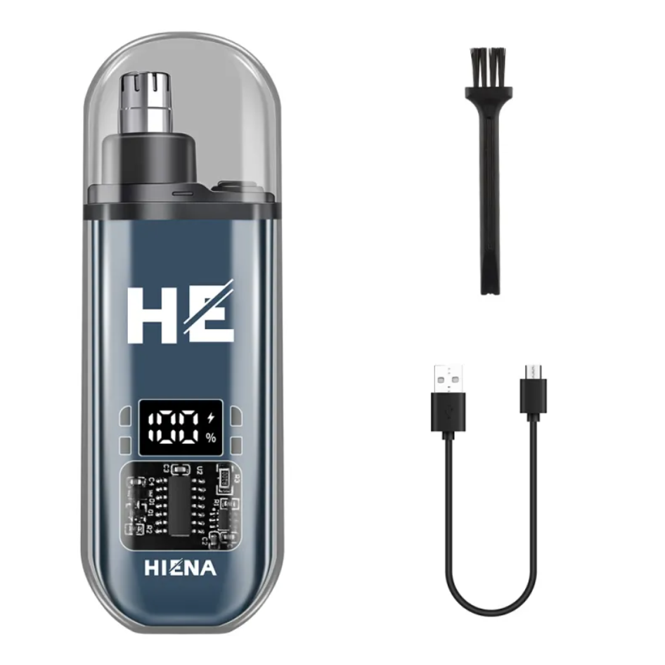 Electric Nose & Ear Hair Trimmer – Rechargeable for Men