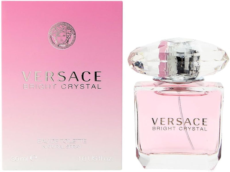 Versace Bright Crystal EDT 90ml Spray | Fresh Floral Perfume for Women, 3 oz