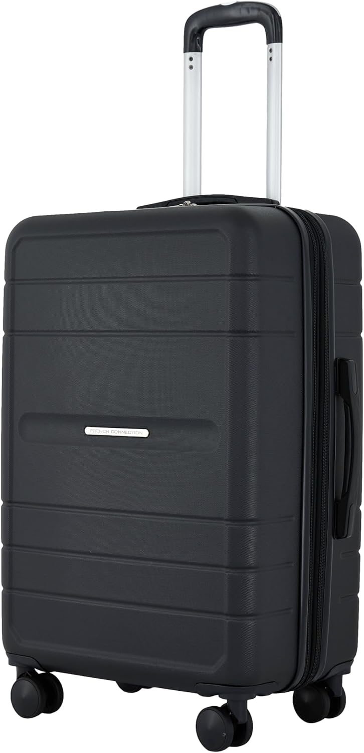 Carry On Luggage with USB Charging Port & Cup Holder | French Connection