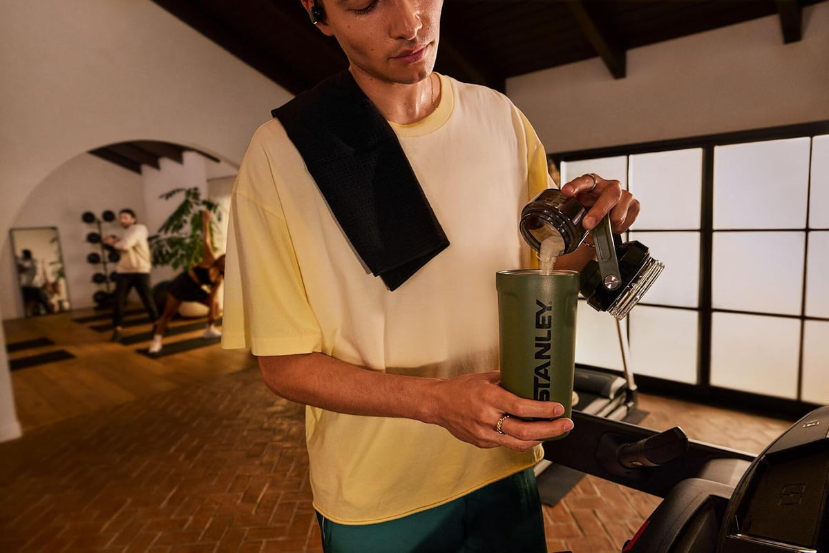 Insulated Stainless Steel Protein Shaker Bottle – Leakproof