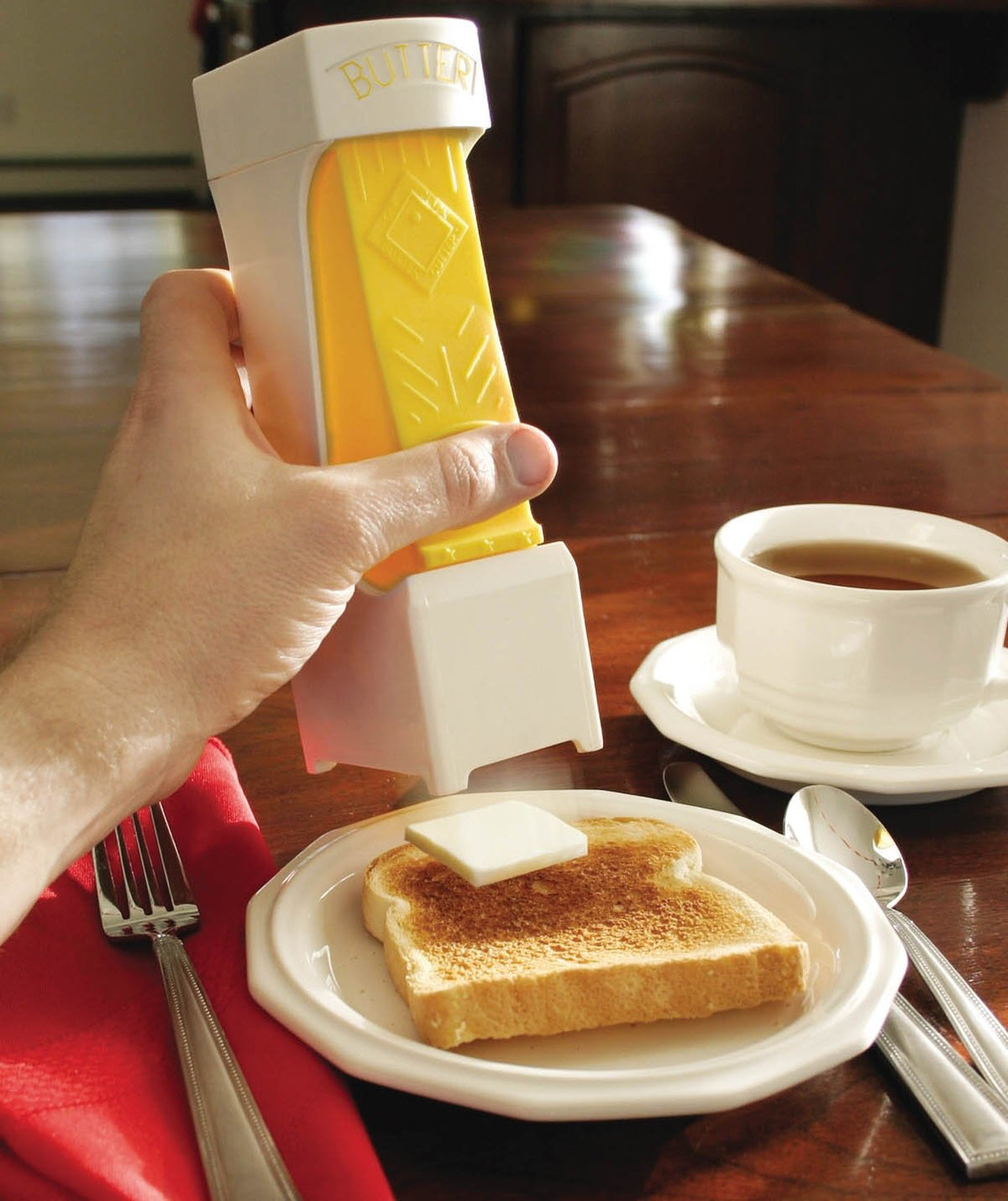One Click Butter Cutter – Stainless Steel Butter Slicer