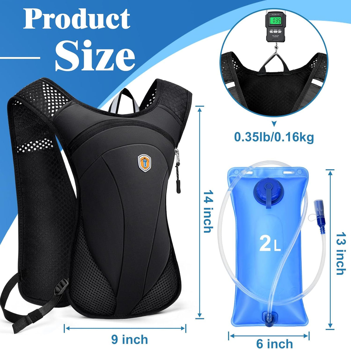 Lightweight Running Hydration Vest – Breathable Trail Pack