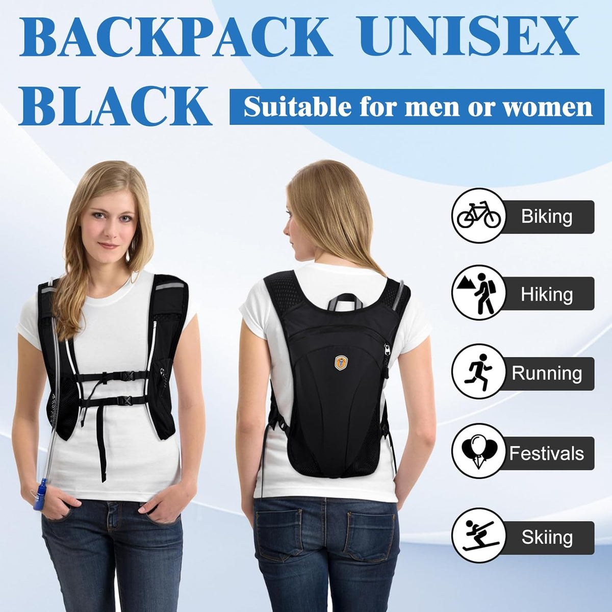 Lightweight Running Hydration Vest – Breathable Trail Pack