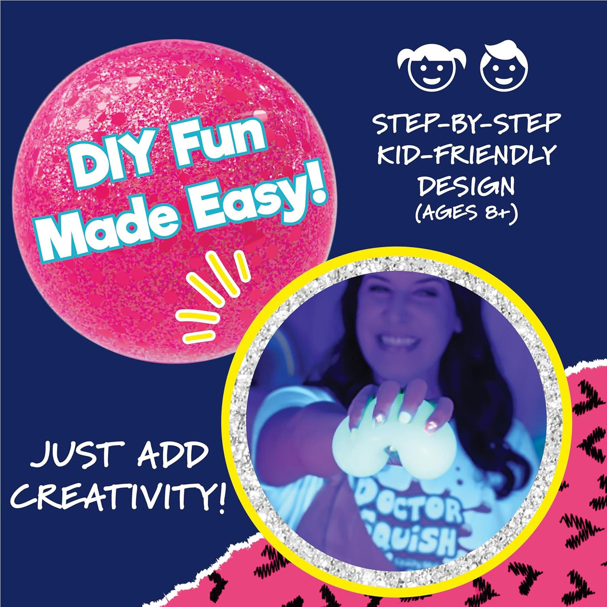 Glow in the Dark Squishy Maker Kit – DIY Set for Kids