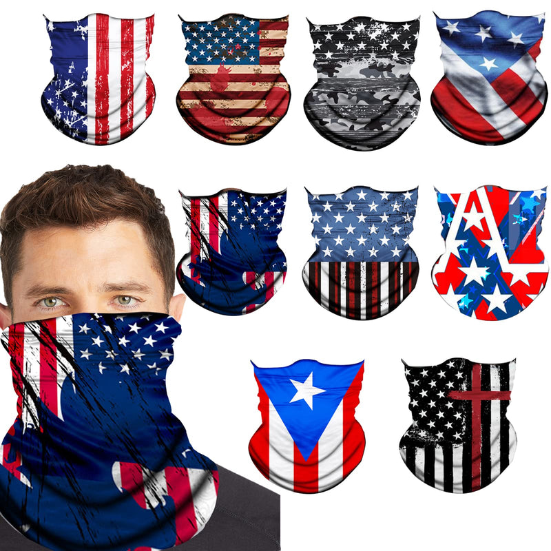 Face Cover - UV Protection Bandana | 9-Piece Set