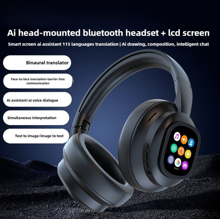 Wireless Headphones with AI Translation – 100+ Languages