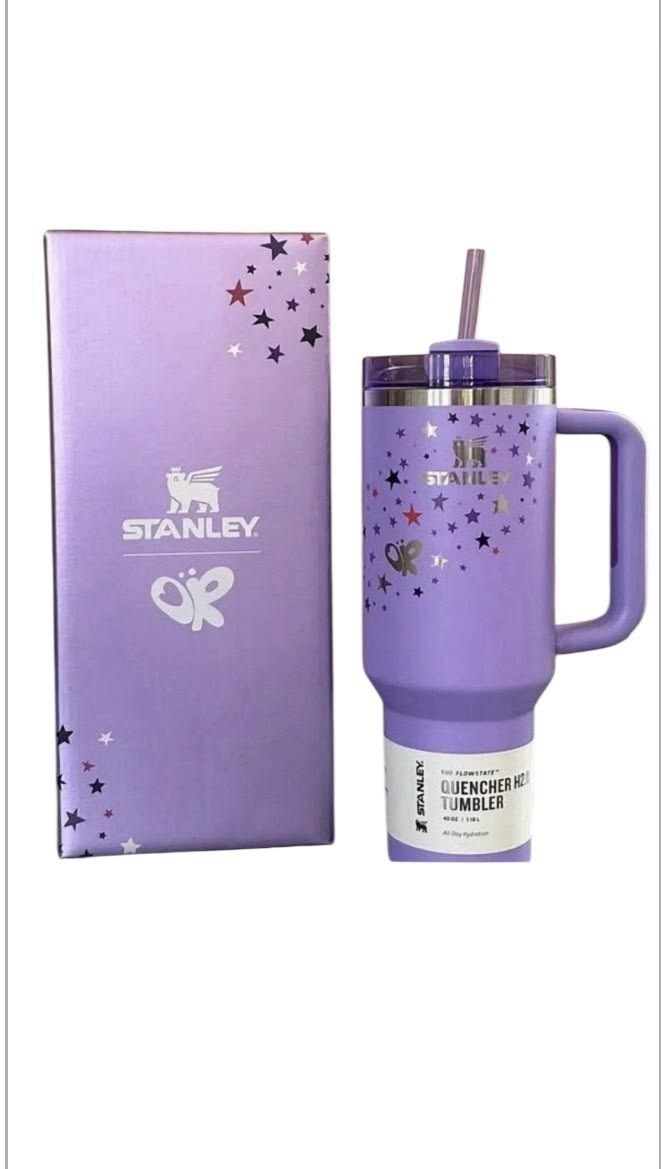 Stanley 40oz Quencher H2.0 Tumbler – Purple Star