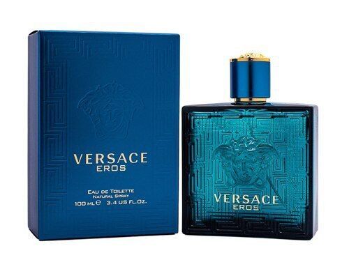 Versace Eros EDT 100ml Spray | Fresh Oriental Cologne for Men, 3.4 oz