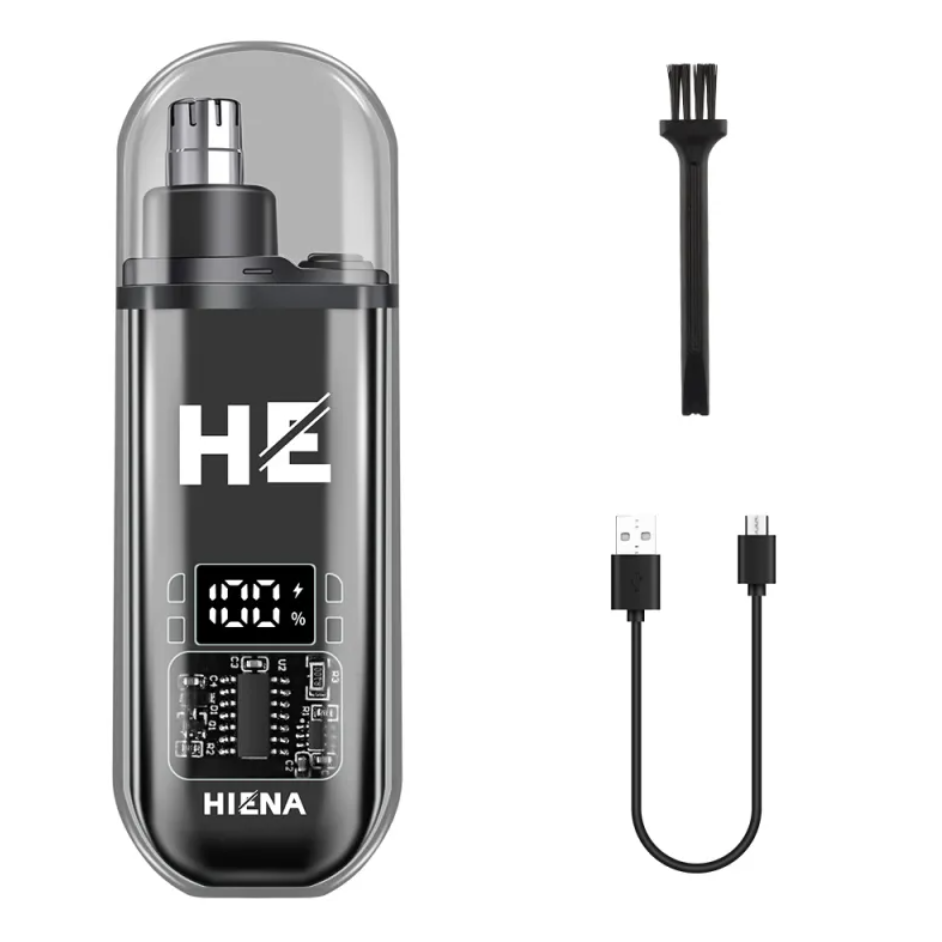 Electric Nose & Ear Hair Trimmer – Rechargeable for Men