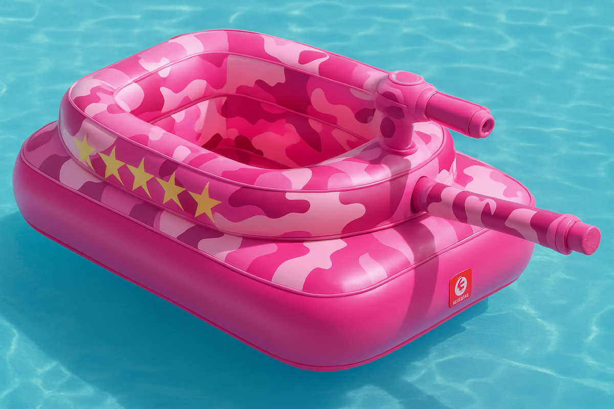 Inflatable Tank Pool Float with Water Cannon for Kids MY MODERN MART