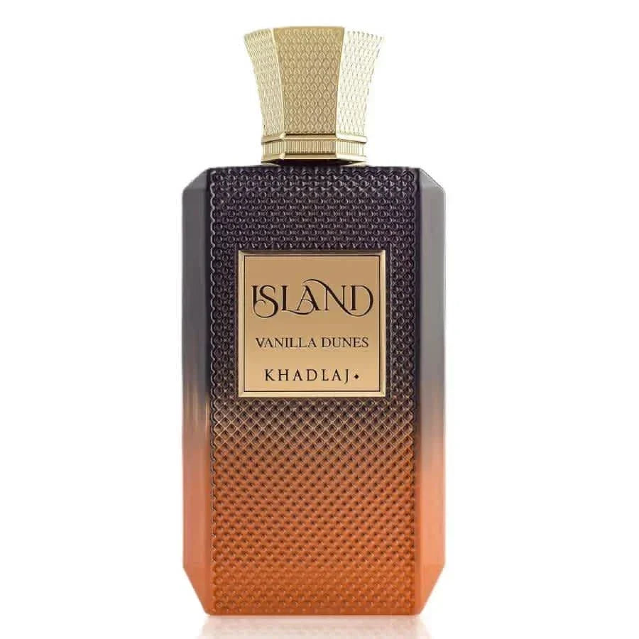 Khadlaj Island Vanilla Dunes Extrait de Parfum 3.4 oz – Unisex Amber Vanilla Fragrance