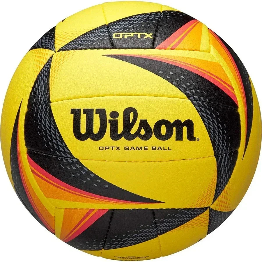 Sports & Outdoors collection featuring Wilson AVP OPTX Official Beach Volleyball – Black/Yellow