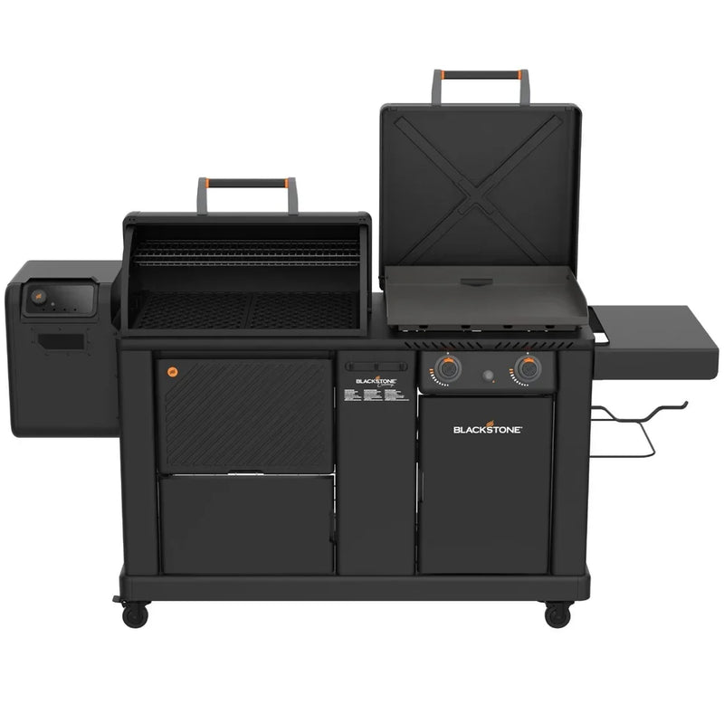 22" XL Griddle Pellet Grill Combo – 2-in-1 Flat Top & Wood Pellet Smoker Grill