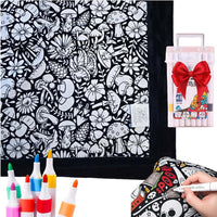 DIY Coloring Blanket With Markers My Modern Mart