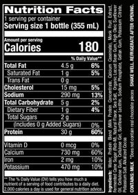 Jocko Fuel High Protein Shake – Chocolate, 12 fl oz, 12-Pack | 30g Grass Fed Protein