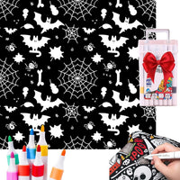 DIY Coloring Blanket with Washable Markers for Kids