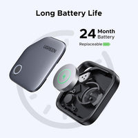 Bluetooth Tracker Tag 4-Pack – Works with Apple Find My, Key & Wallet Finder