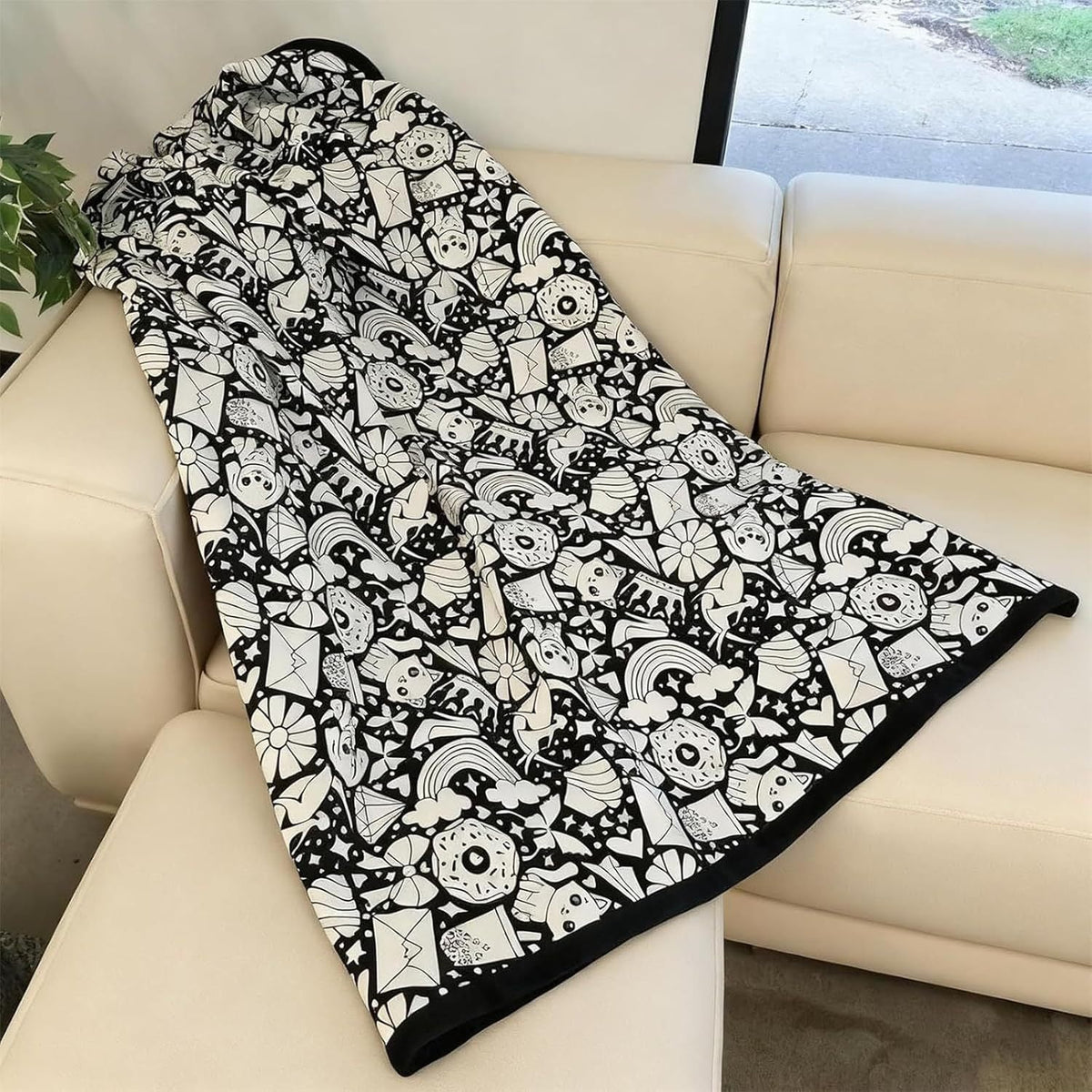 DIY Coloring Blanket with Washable Markers for Kids