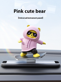 Cartoon Bear Car Skateboard My Modern Mart
