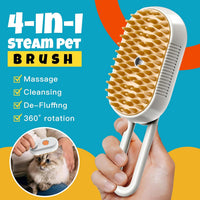Steam Pet Grooming Brush – Rechargeable Deshedding Comb
