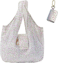 Foldable Keychain Tote Bag – Compact Reusable Floral Bag MY MODERN MART