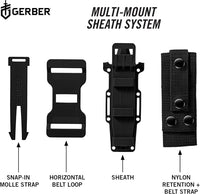 Gerber StrongArm Fixed Blade Survival Knife – Black