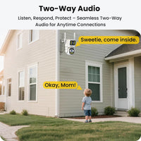 4G Security Camera Outdoor | Dual Lens PTZ with Color Night Vision & 2.5K HD