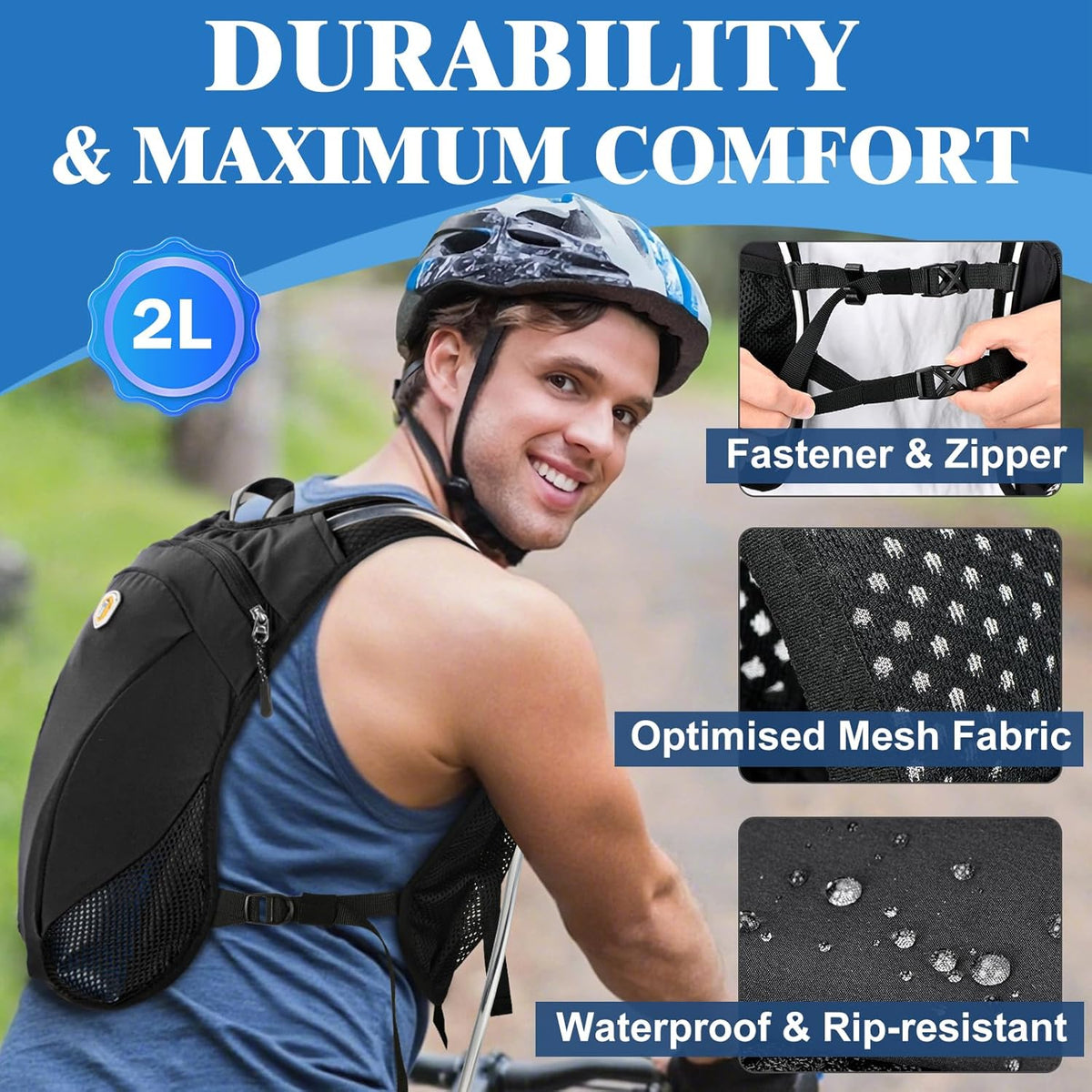 Lightweight Running Hydration Vest – Breathable Trail Pack