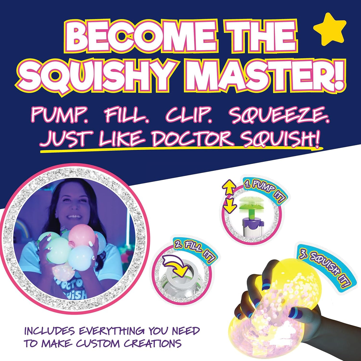 Glow in the Dark Squishy Maker Kit – DIY Set for Kids