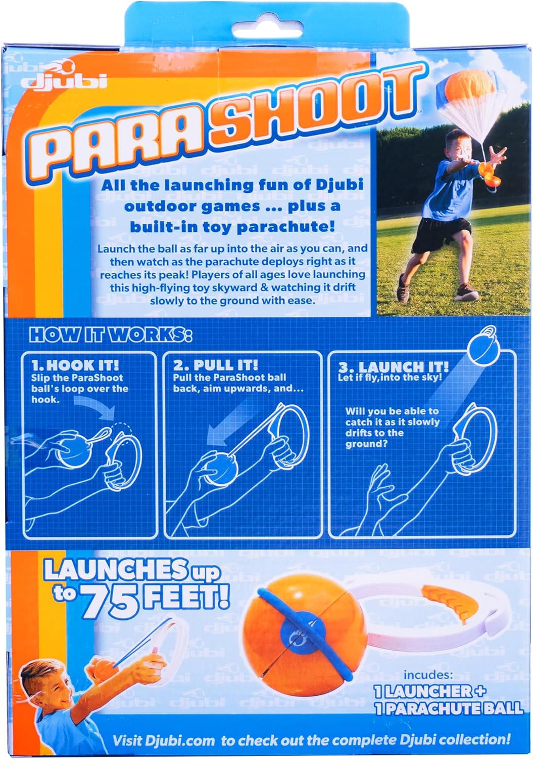 Parachute Slingshot Ball Launcher – Outdoor Family Game for Kids & Adults