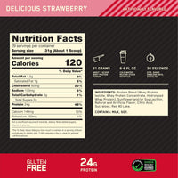 Optimum Nutrition Gold Standard 100% Whey Protein Powder – Delicious Strawberry, 10 Pound
