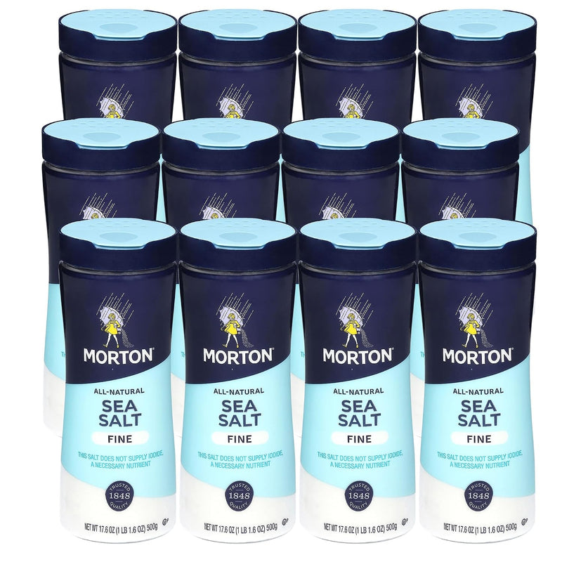 Morton Fine Sea Salt Shaker – All-Purpose Cooking Salt