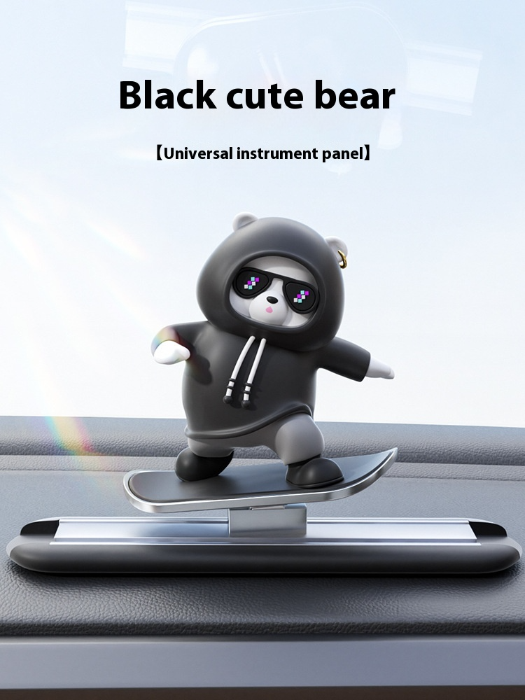Cartoon Bear Car Skateboard My Modern Mart