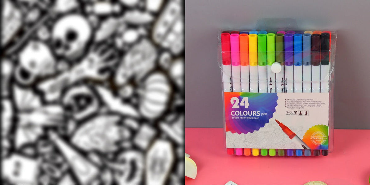 DIY Coloring Blanket With Markers My Modern Mart