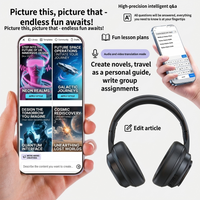 Wireless Headphones with AI Translation – 100+ Languages