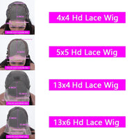 Chocolate Brown Hd Lace Frontal Human Hair Wigs