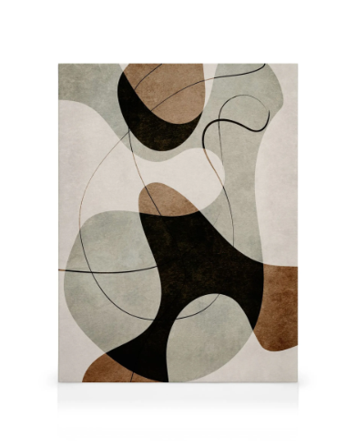 Vivid Shapes No1 Canvas print