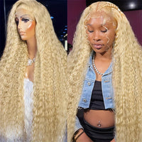 Hd Lace Frontal Blonde Human Hair Wigs