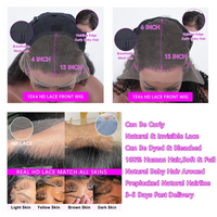 Transparent HD Lace Frontal Curly Wigs