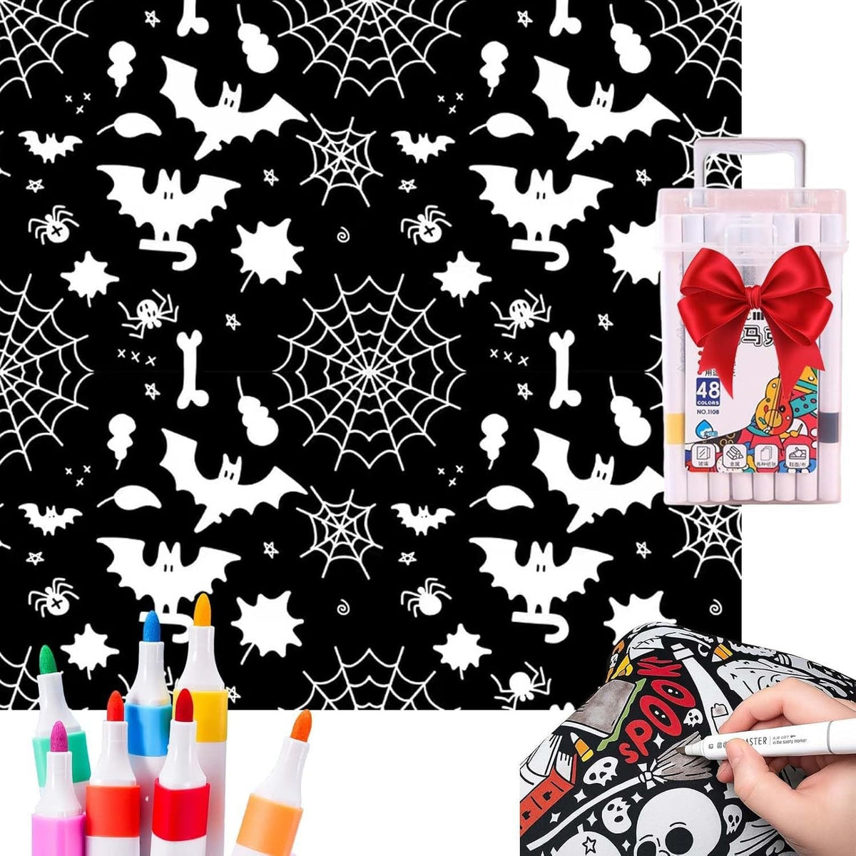 DIY Coloring Blanket With Markers My Modern Mart