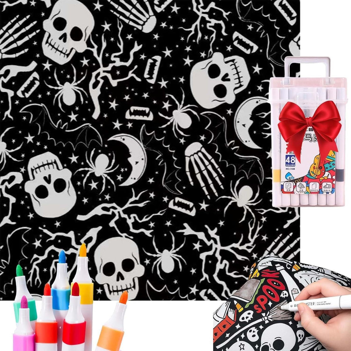 DIY Coloring Blanket With Markers My Modern Mart