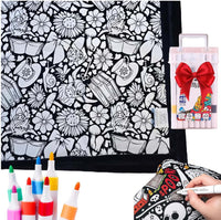 DIY Coloring Blanket With Markers My Modern Mart
