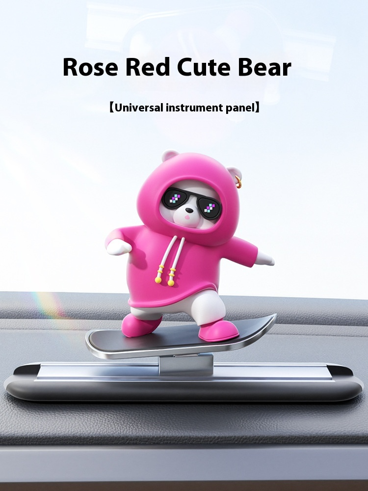 Cartoon Bear Car Skateboard My Modern Mart