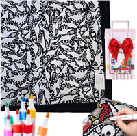 DIY Coloring Blanket With Markers My Modern Mart