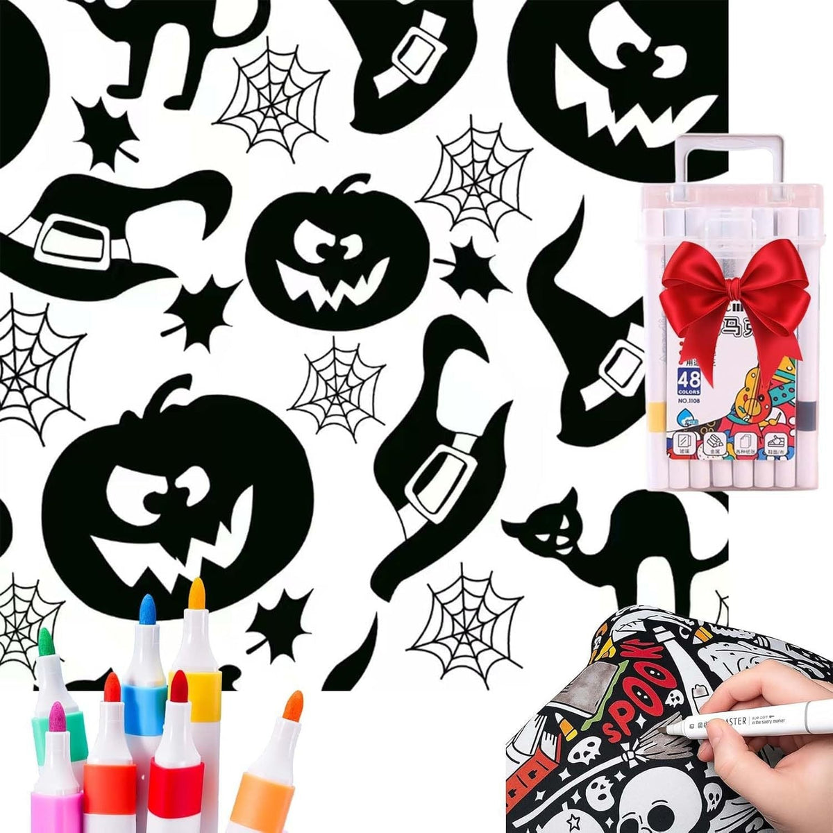DIY Coloring Blanket With Markers My Modern Mart