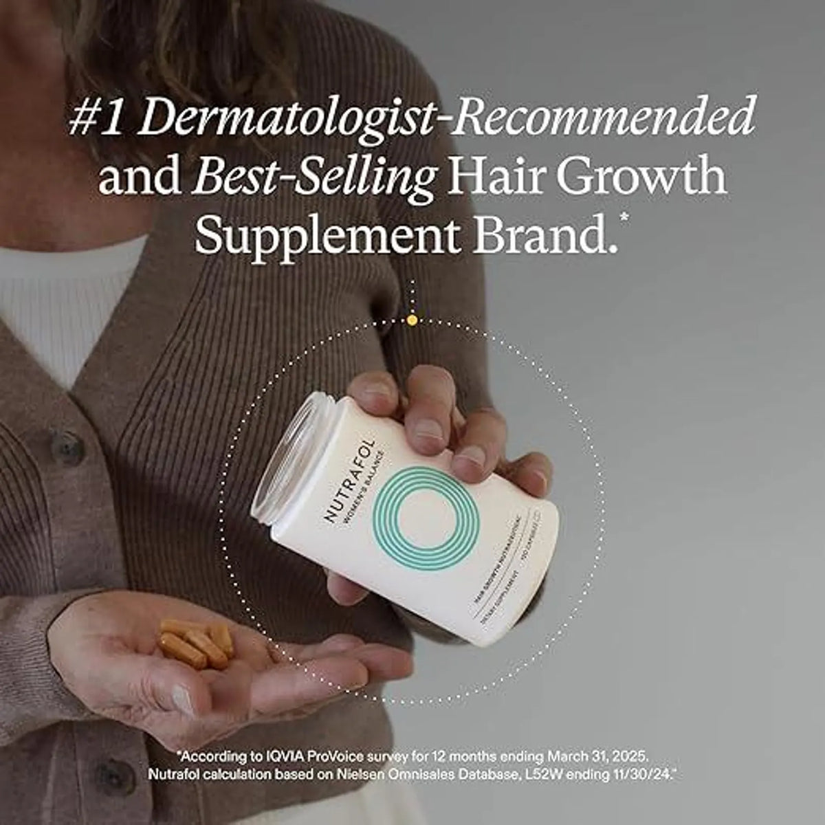 Nutrafol Women's Balance Hair Growth Supplement 3-Pack