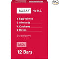 RXBAR Protein Bars, 12g Protein, Gluten Free Snacks, Strawberry, 22oz Box (12 Bars)