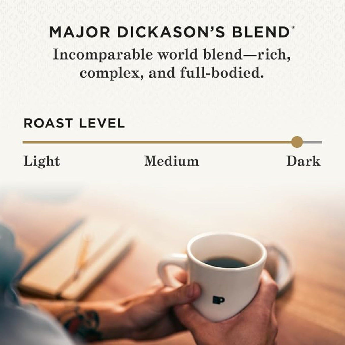 Peet's Coffee, Dark Roast Single Serve Coffee Pods - Major Dickason's Blend 75 Count (1 Box of 75 Pods)