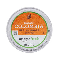 AmazonFresh 80 Ct. K-Cups, Decaf Colombia Medium Roast, Keurig K-Cup Brewer Compatible