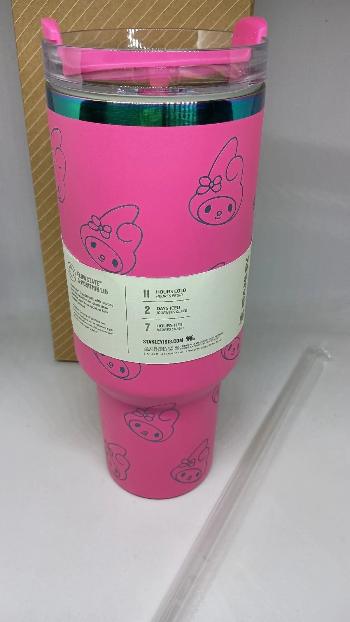 Stanley x Sanrio My Melody 40oz Tumbler – Hot Pink